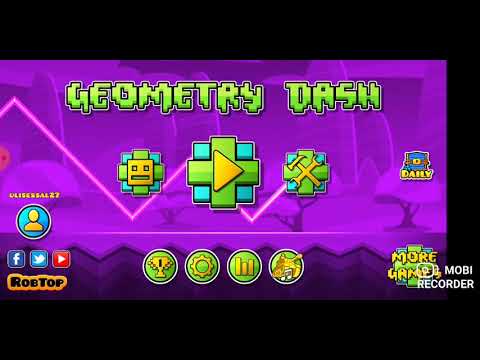 jugando geometry dash segunda parte