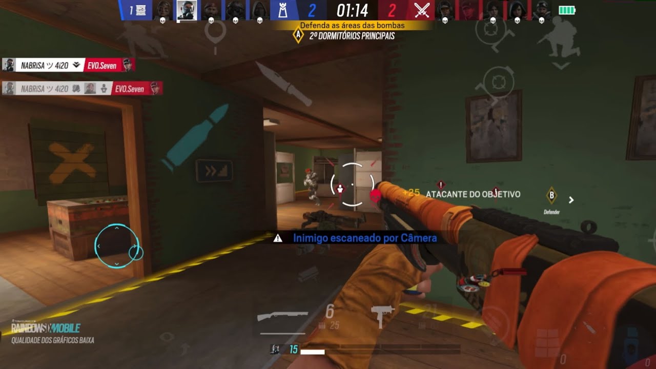 PARTIDA FRENÉTICA CONTRA @1damazio (DESEMPATE?) - RAINBOW SIX MOBILE RANKED