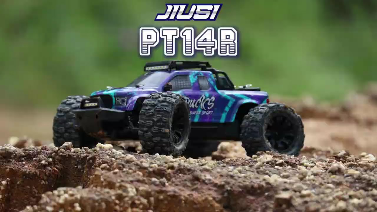 JIUSI 1/14 Off-Road RC — brushless, oil-shocked, impact-ready.