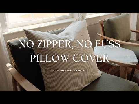 DIY Pillow Cover Made Simple – Fast & Easy Sewing Project