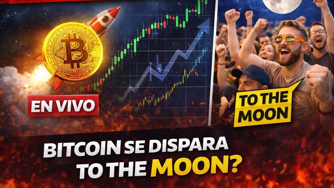 EN VIVO! BITCOIN SE DISPARA TO THE MOON?