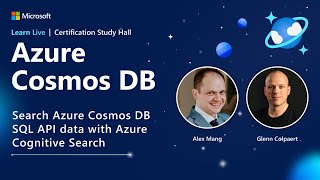 Learn Live - Search Azure Cosmos DB SQL API data with Azure Cognitive Search