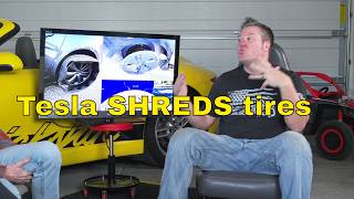 Tesla SHREDS tires - Stickshift News
