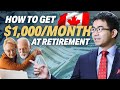 Retirement in Canada | CPP OAS GIS | How much can you get for retirement?