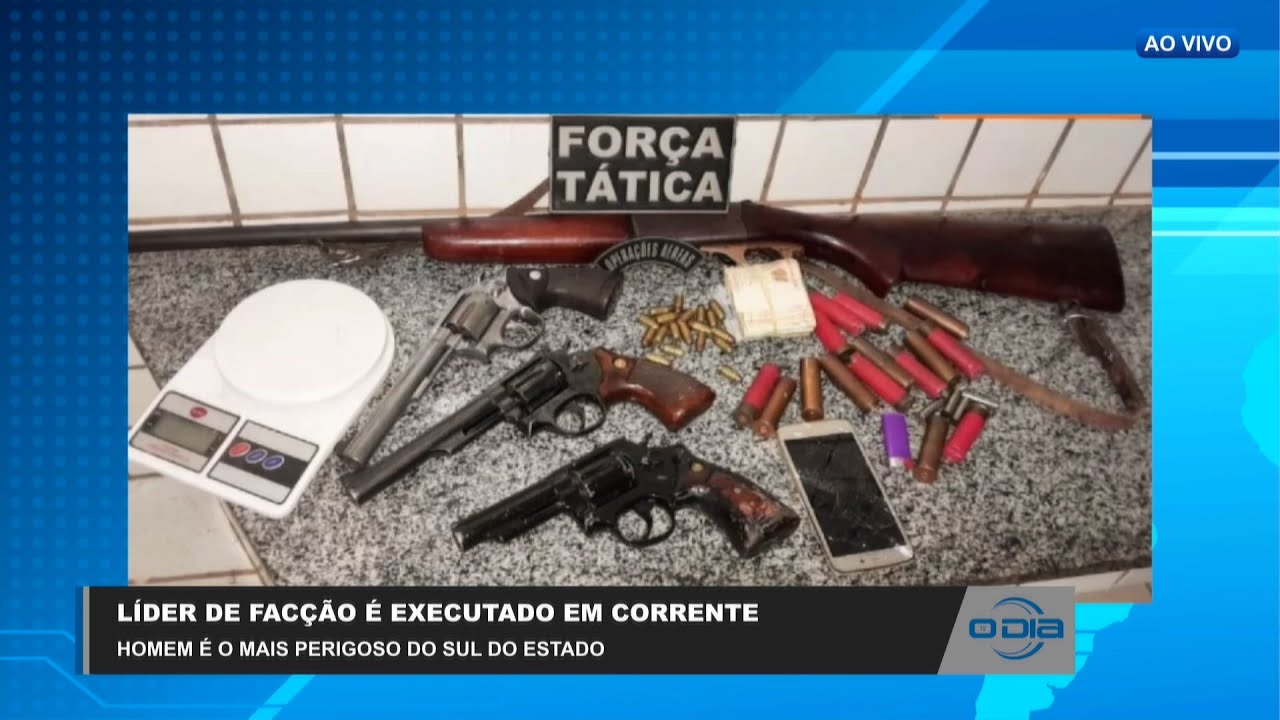Líder de facção considerado de alta periculosidade é executado em Corrente 18 10 2023