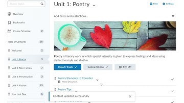 Create Course Content | Instructor