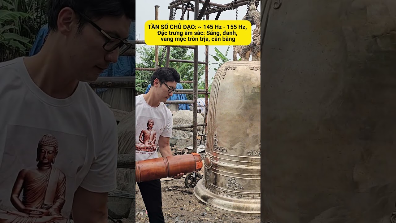 Thử tiếng Chuông 1 tấn, 500 kg và 230 kg của Hiển Long