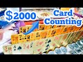 $2,000 CARD COUNTING Inside The High Limit Coin Pusher Jackpot WON MONEY ASMR
