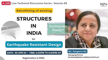 Session 58: Retrofitting of the existing structures in India for earthquake resistant design