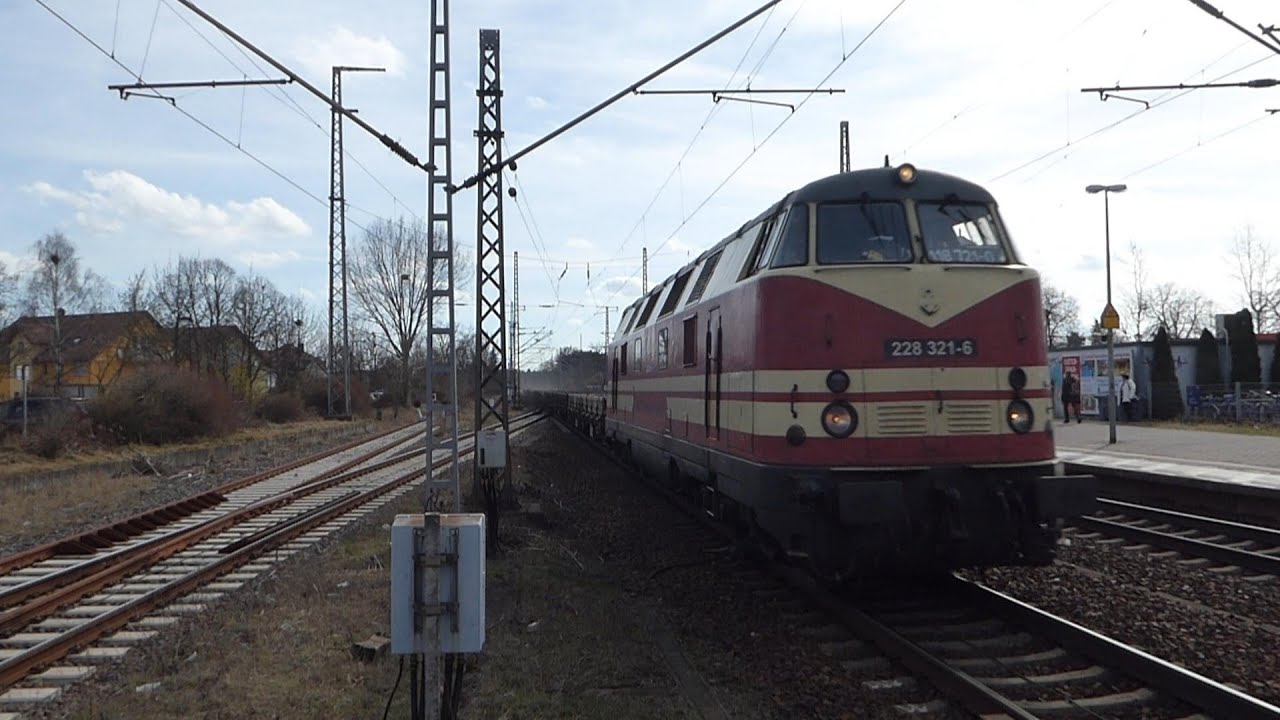 Bahnverkehr in Ludwigsfelde (2018)