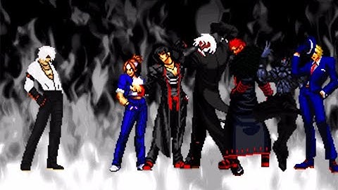 【MUGEN】Code.Crashed Killer   VS   KOF BOSS Team