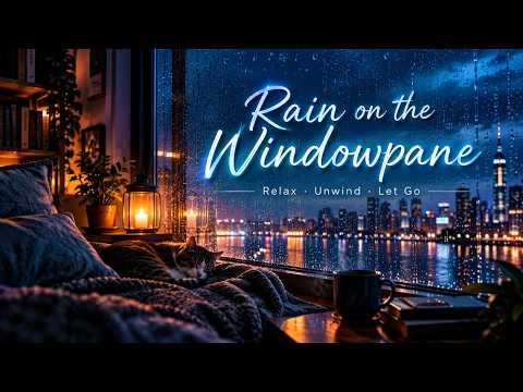 Original Song (Official Lyric Video): Rain on the Windowpaneo | Emotional Jazz | Soft Music and song