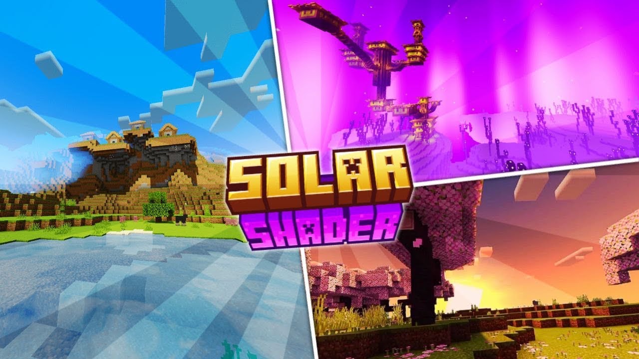 SOLAR SHADER para MINECRAFT PE 1.21 - The BEST SOLAR SHADER Mcpe 1.21 ...