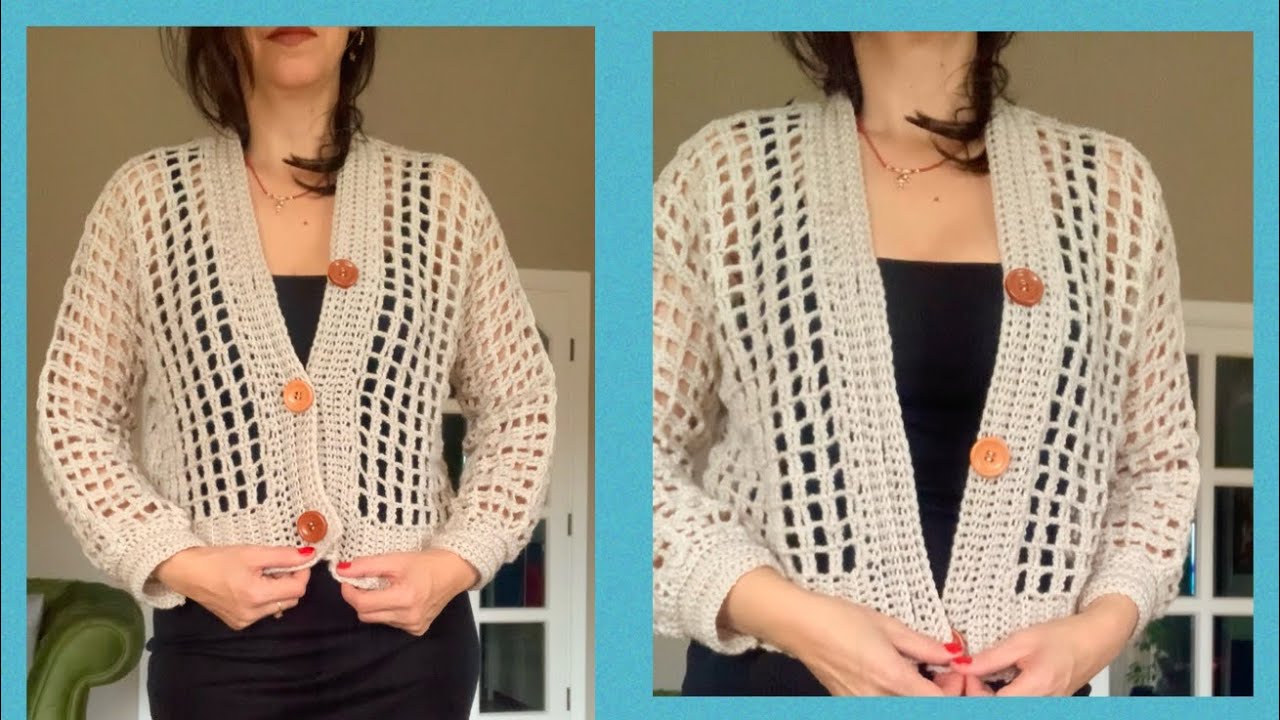 Kolay Tığişi File Hırka