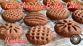 HOW TO MAKE KETO CHOCOLATE BUTTER COOKIES | EGGLESS | DAIRY FREE OPTION