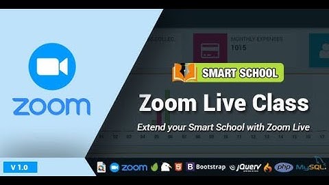 How To Install Smart School Zoom Live Add On