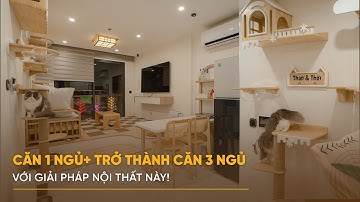 Căn 1 ngủ+ biến thành 3 phòng nhờ giải pháp nội thất Nhật Bản | Raimu Home