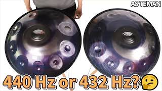 Could you tell the difference between 440 Hz & 432 Hz handpans? | Hangdrum Comet D minor 10 Notes screenshot 3