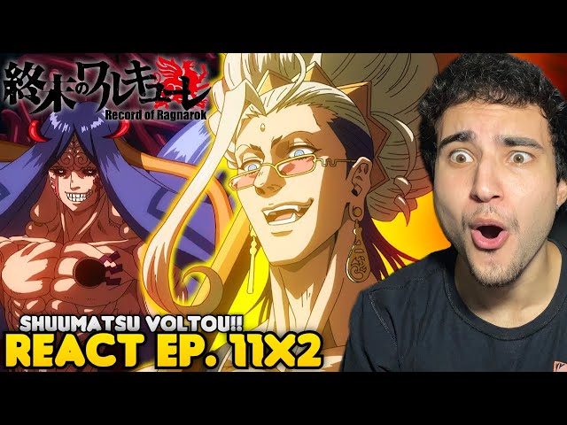 BUDA VENCE MAS APARECE O DIABO??? React Record of Ragnarok EP. 13 Temp. 2  (Shuumatsu no Valkyrie) 