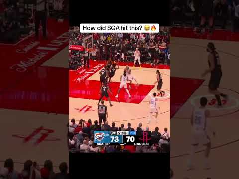 What a shot from SGA 😮