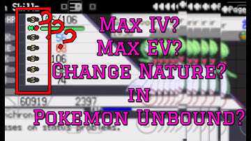 Pokemon Unbound | how to Max IV | Max EV | Change Nature | Hack | New Legit Cheat |