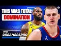 BREAKING: NIKOLA JOKIC AND THE NUGGETS PUT THE SMACKDOWN ON LEBRON JAMES AND THE LAKERS