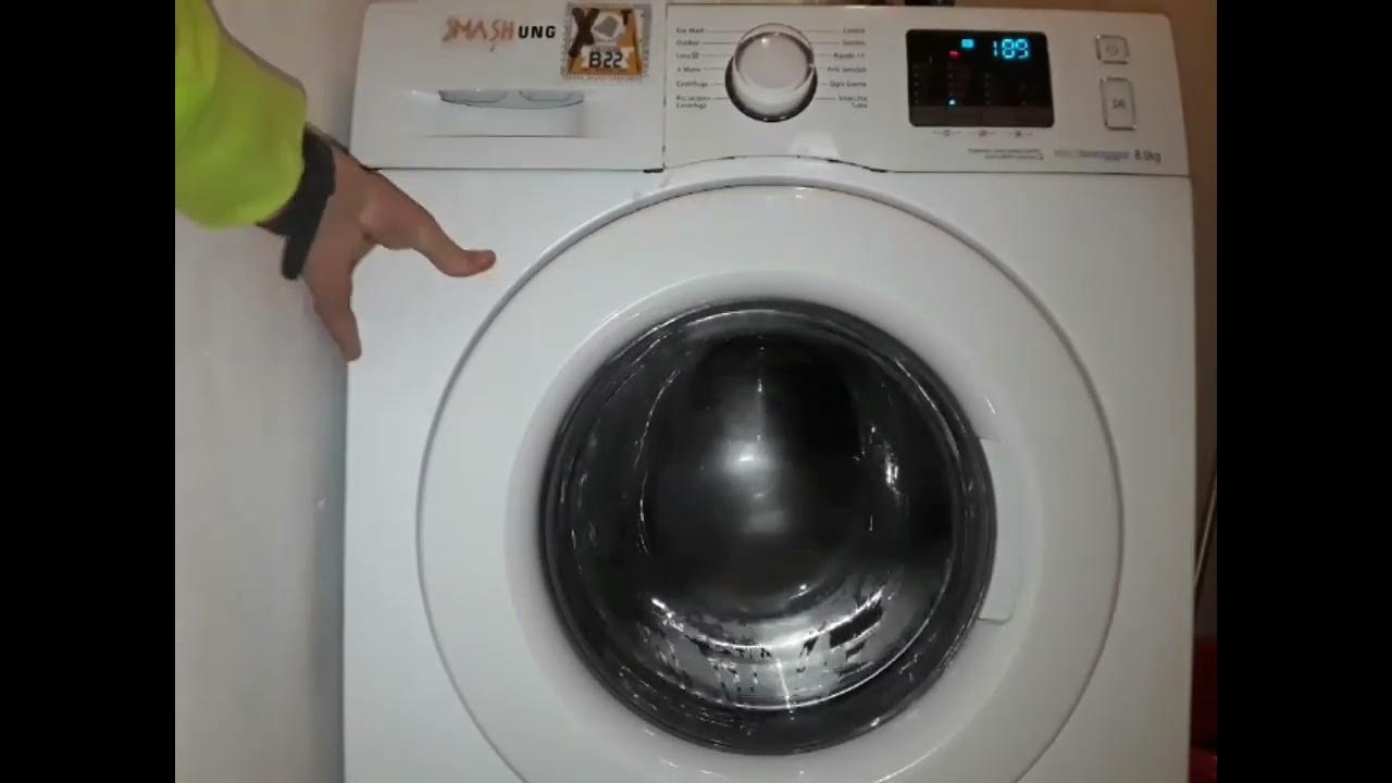 Samsung WF80F5E0W4W extremely unbalanced jumping service mode spins