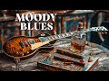 Moody blues  reveling in the intimate melodies of blues music  sensual blues harmony