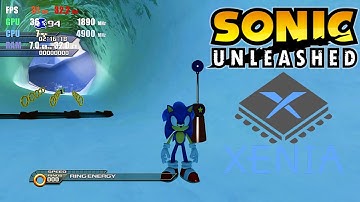 Xenia Master a6954ace | Sonic Unleashed QHD | Xbox 360 Emulator Gameplay