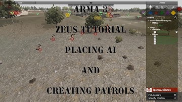 Arma3 - Zeus Tutorial - Placing AI and Patrols