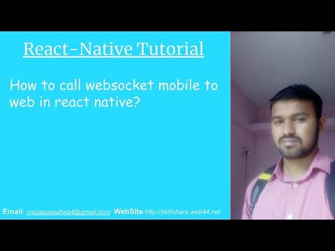 How to call websocket mobile to web in react native?