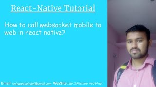 How to call websocket mobile to web in react native?