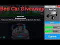 Vehicle Tycoon Bed Car Giveaway Live