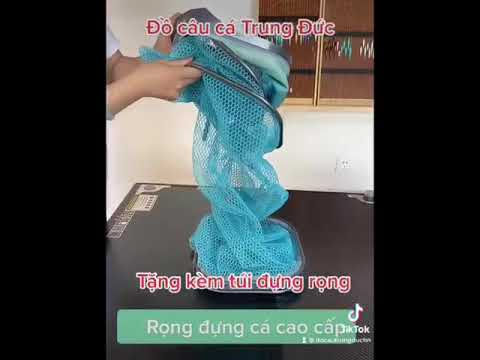 Video Giỏ, Rọng đựng cá câu đài cao cấp MINGTU khung kim... - youtube