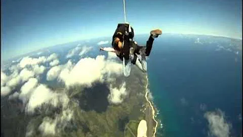 Julie Skydiving - CRAZY!