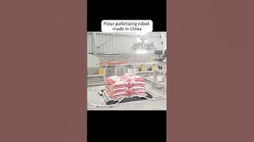 Intelligent palletizing industrial robot. #machine #industrialmachine #robotics #industrialrobots