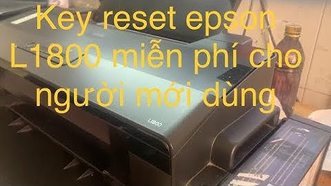 Hướng dẫn cài máy in epson l1800