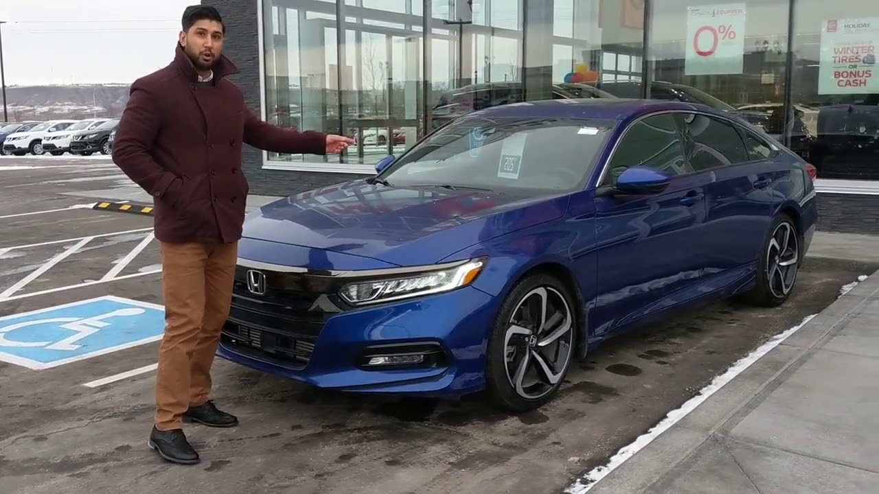 2018 Honda Accord Sport Midnight Blue : 2018 Honda Accord Sport 1 5t