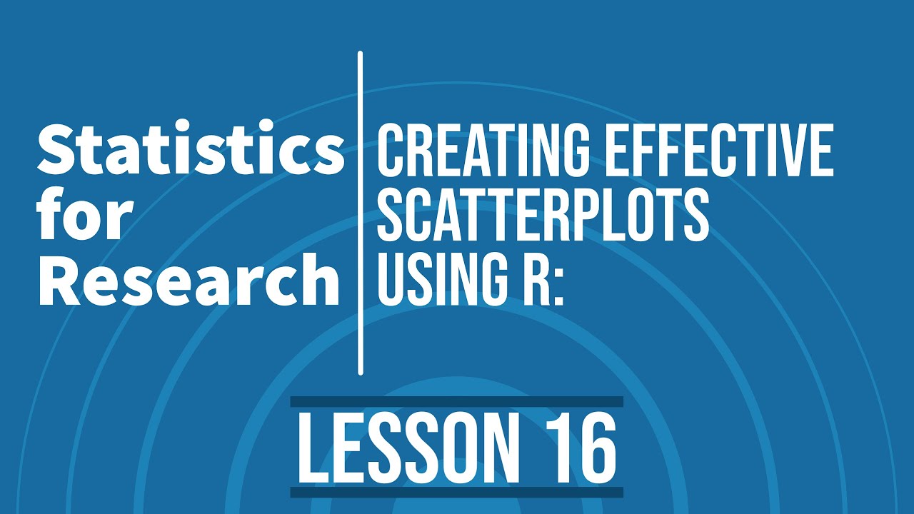 scatterplot using r and rstudio - youtube Images High... Statistics for Research - L16 - Scatterplots using R - YouTube