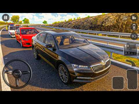 Skoda Superb Sürüş Simülatör Oyunu - StreetPro Car Driving Game #6 - Android Gameplay