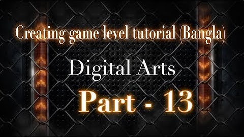 Creating game environment in Blender,Unity and Photoshop tutorial in Bangla part 13