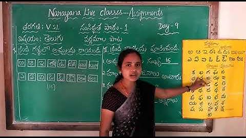 AP & TS CLASS V TELUGU SL ASSIGNMENT VIDEO DAY 9   Copy