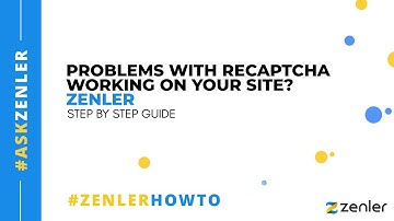 #Askzenler   reCAPTCHA does not work on Zenler how to fix