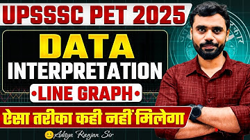 🔥UPSSSC PET 2025 | Data Interpretation (Line Graph) 📈 | Best Tricks for Exam | Aditya Ranjan Sir
