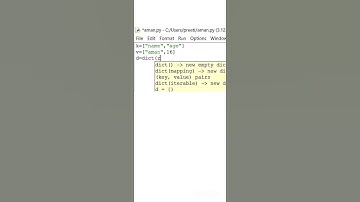 Code - Create a Dictionary from Two Lists. #coding #python