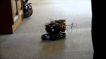 Raspberry Pi R/C Lego Tracked Vehicle Test Drive (old version)