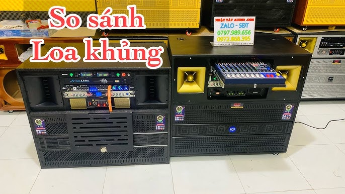 Demo 2 dàn âm thanh karaoke di động công suất khủng giá chỉ từ 19 ...