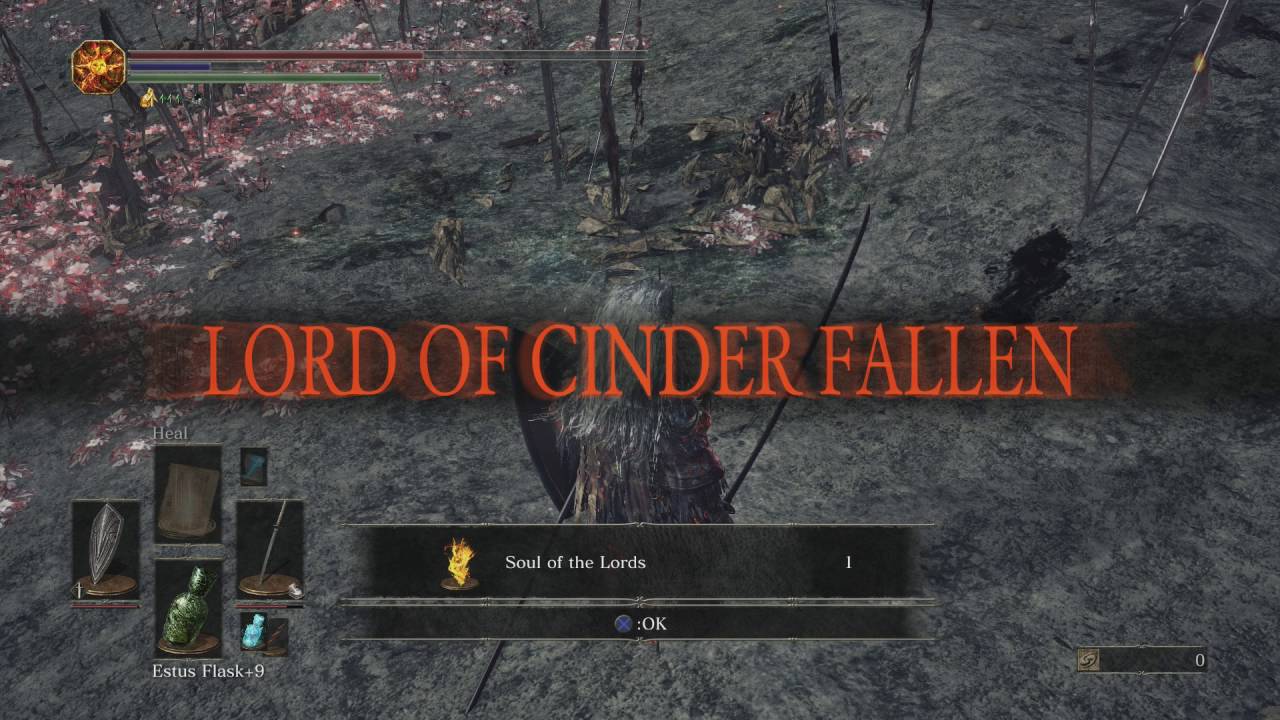 Dark Souls 3 Soul Of Cinder Final Cutscene Youtube