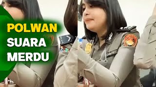 Video Polwan Cantik Bersuara Merdu Mendadak Viral