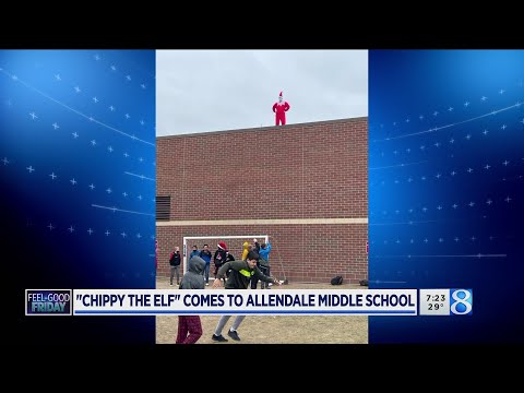 "Chippy The Elf" comes to Allendale Middle School